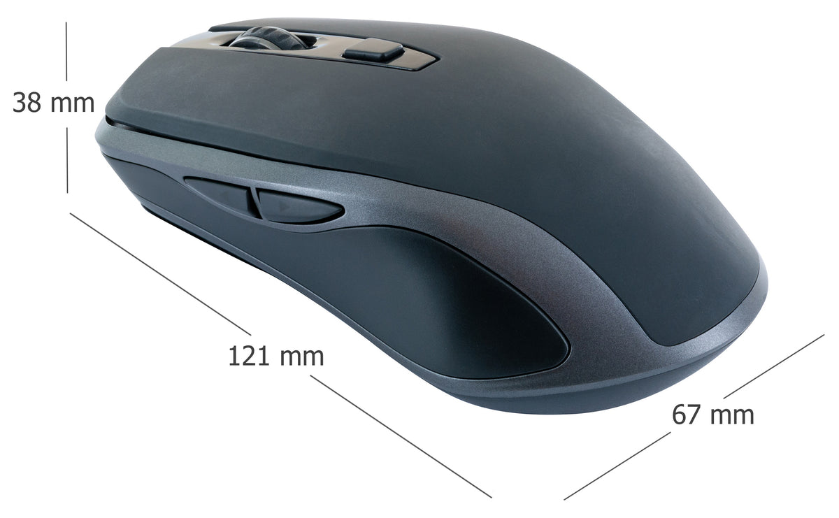 Kabellose PC-Maus mit QI-Mauspad