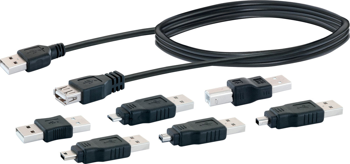USB 2.0 Anschlussset (7-teilig)