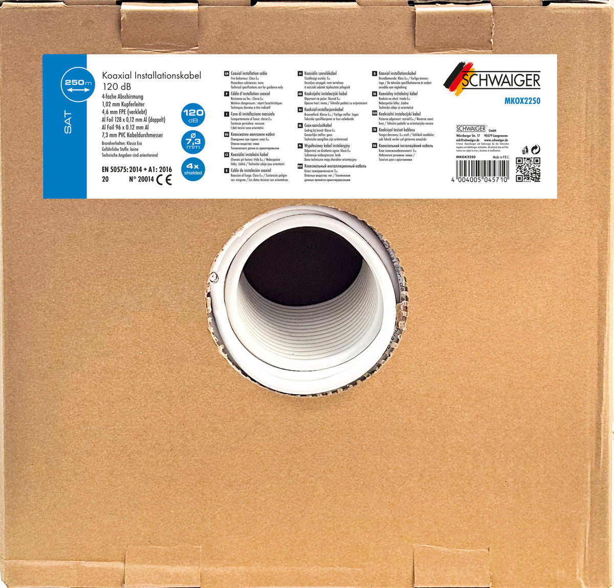 Koaxialkabel 120 dB