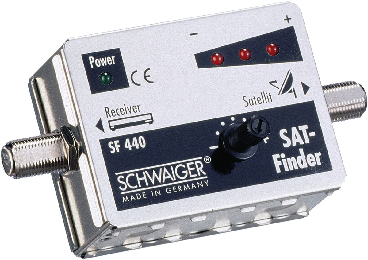 SAT-Finder mit Leuchtdioden