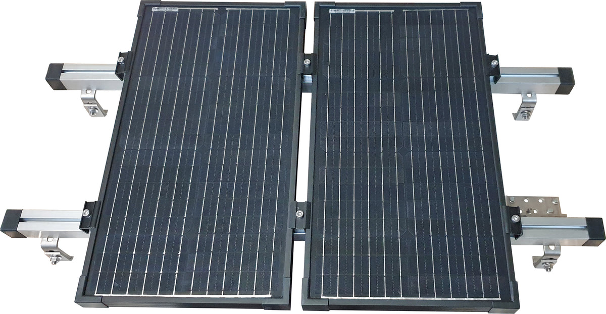 Ziegeldach-Montage Set für 2 Solarmodule