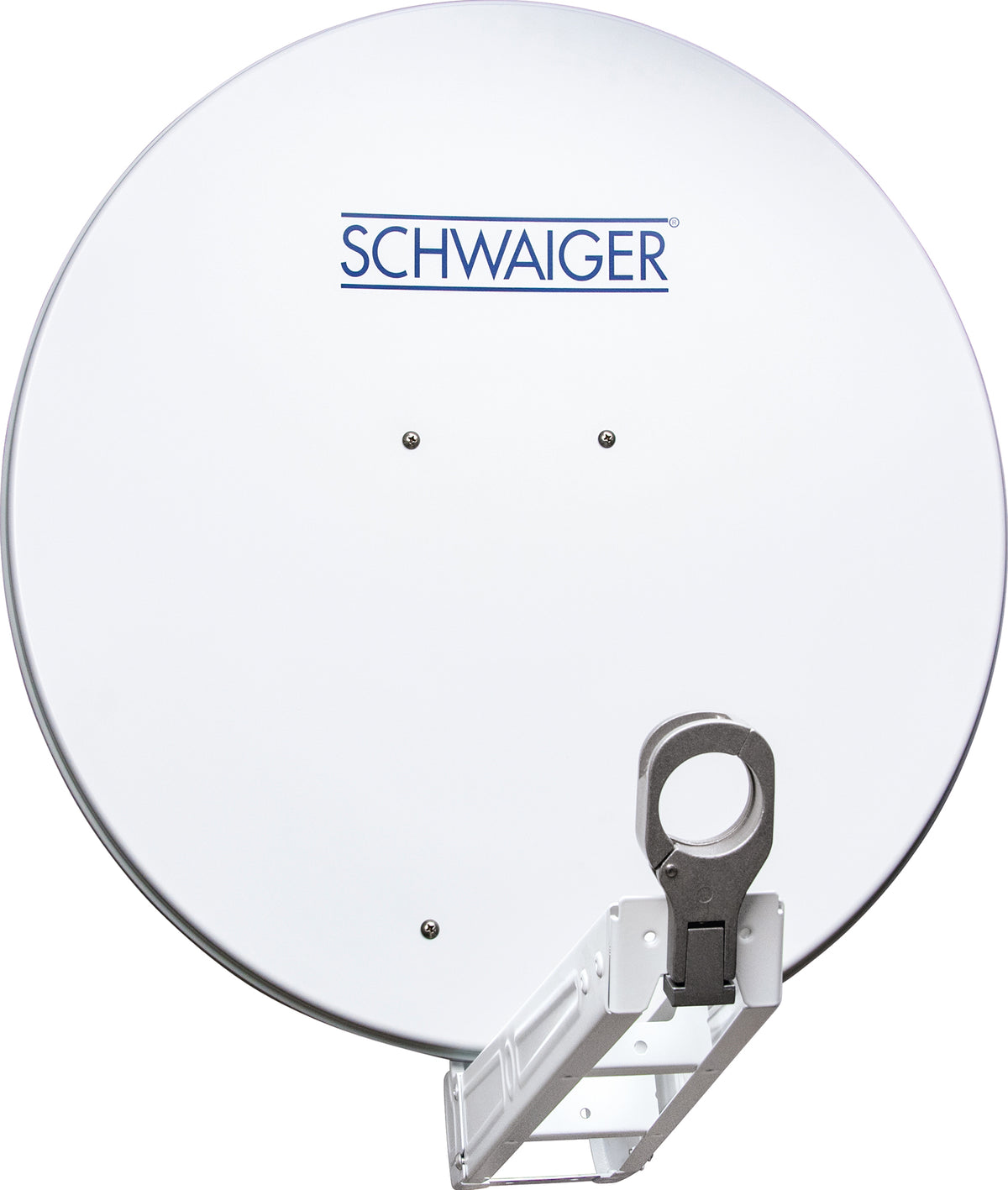 Satellitenanlage Set Hellgrau Aluminium 75 cm