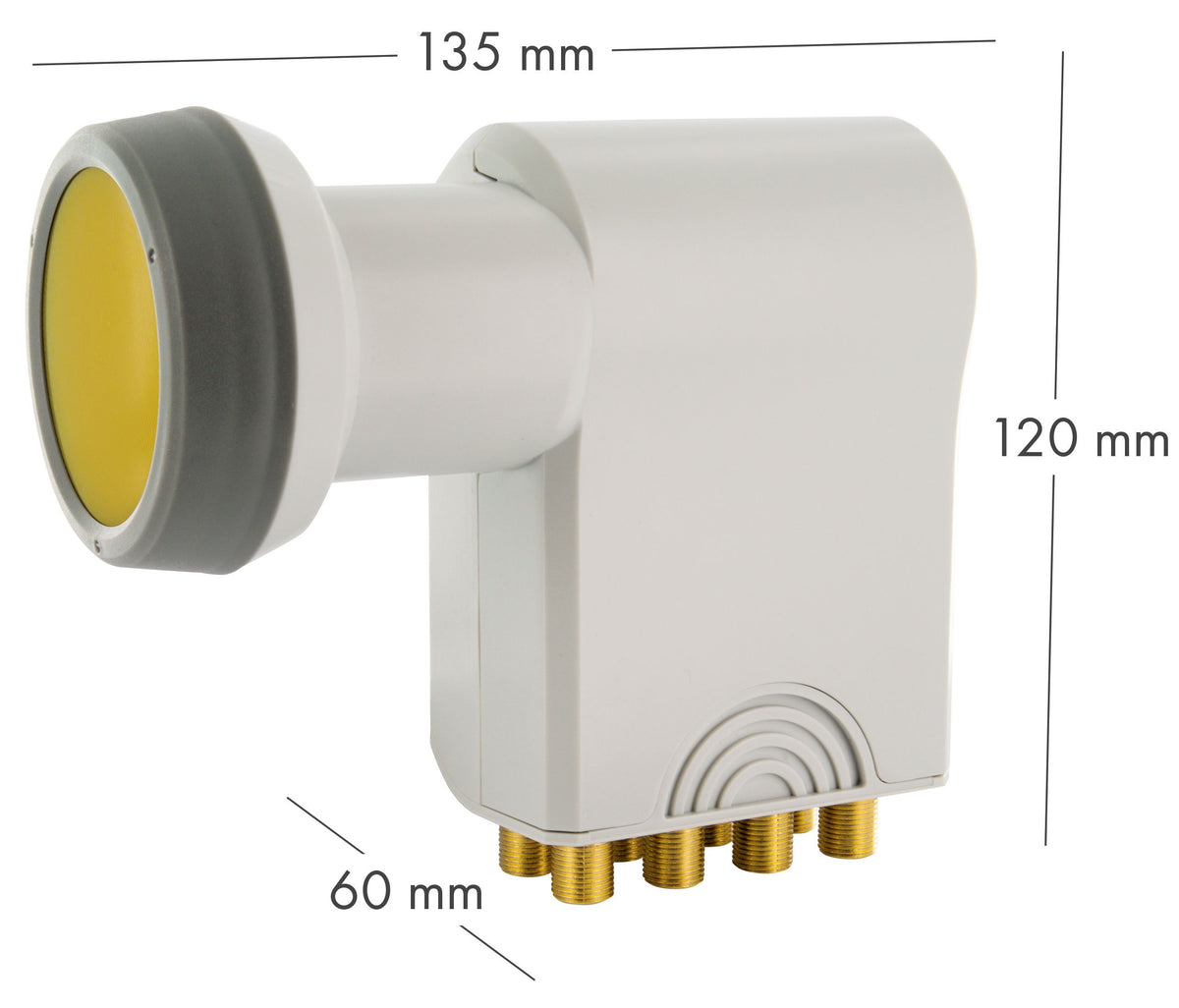 Octo LNB digital SUN PROTECT hellgrau