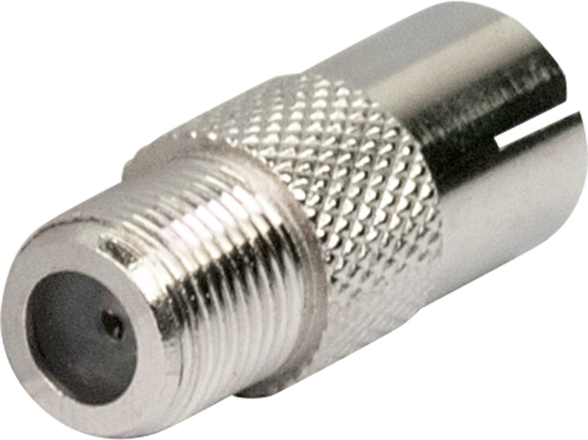 Adapter F- auf IEC-Buchse