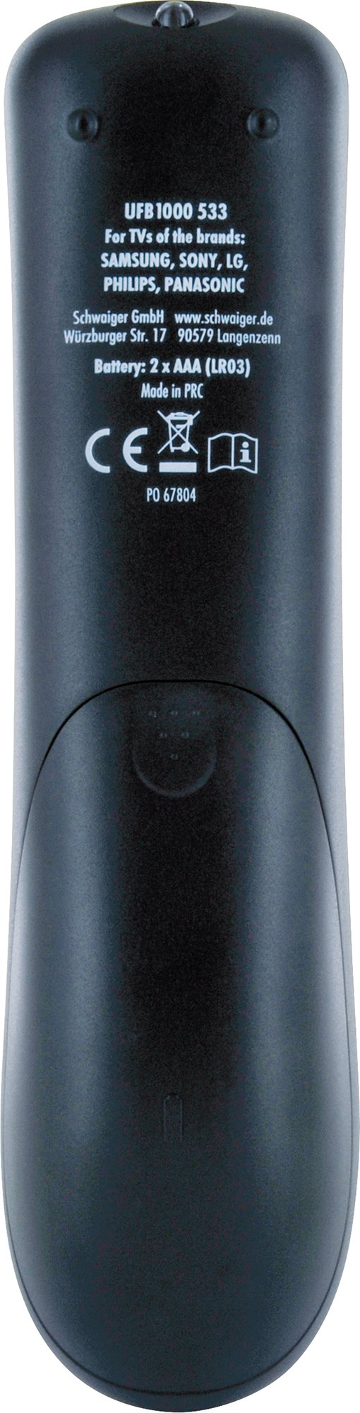 2 IN 1 universal remote control * Comfort *