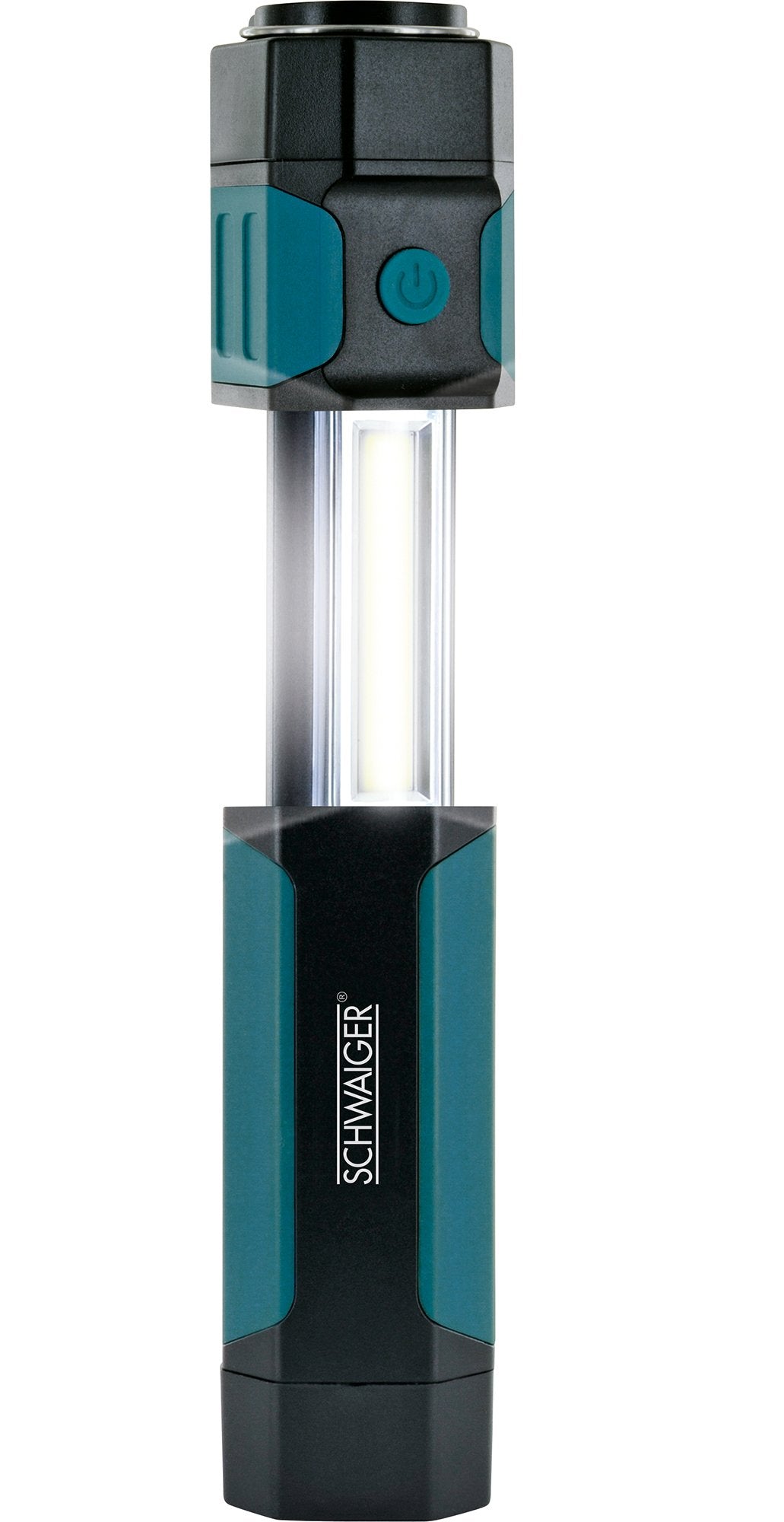 Arbeitsleuchte mit ausziehbarem COB-LED Strahler und Taschenlampe