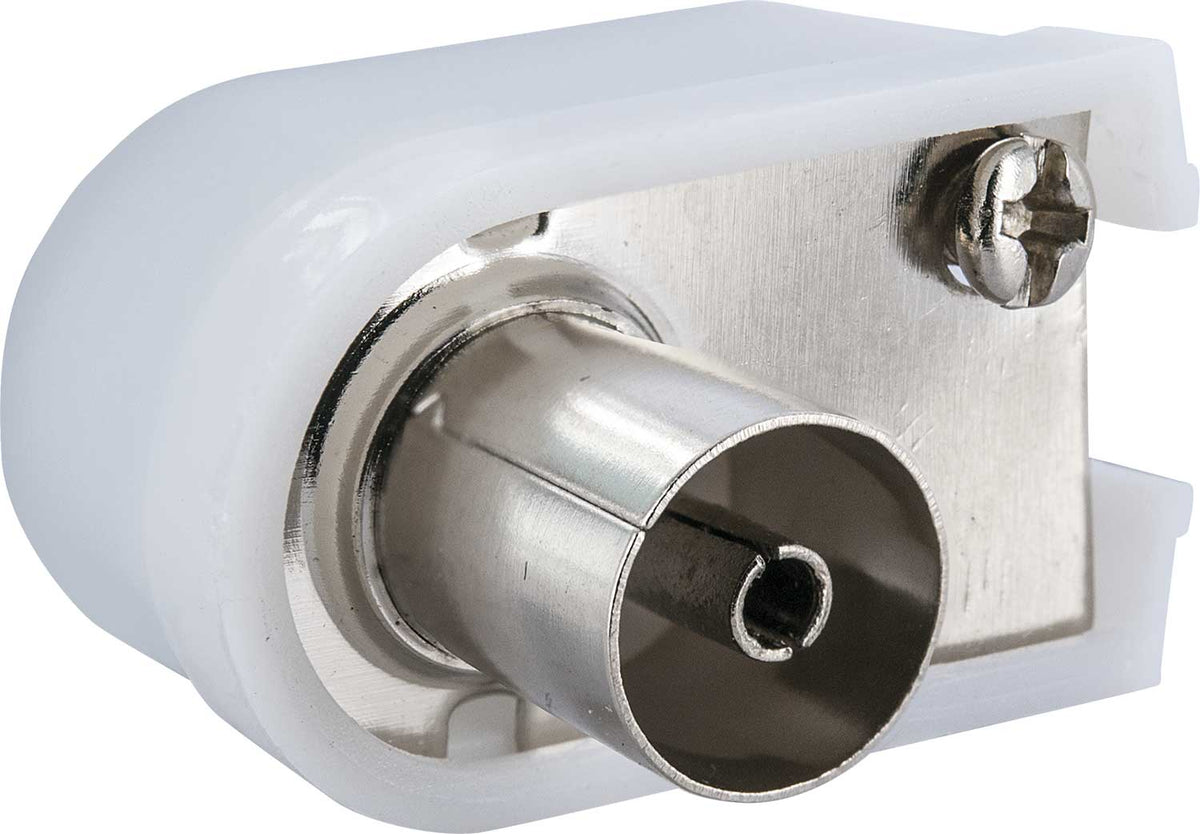 IEC angled socket