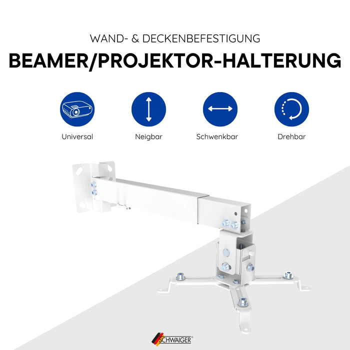 Wand-/Deckenhalter für Beamer & Projektoren