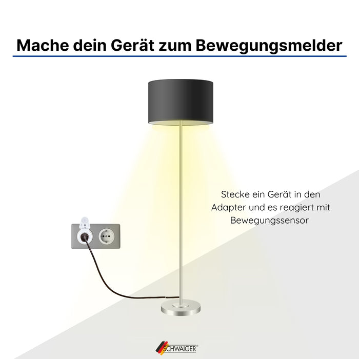 Bewegungsmelder Steckdosenadapter PIR