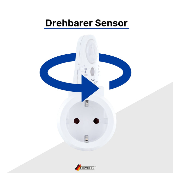 Bewegungsmelder Steckdosenadapter PIR
