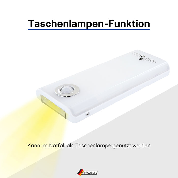 Bewegungssensor Leuchte mit abnehmbaren Licht