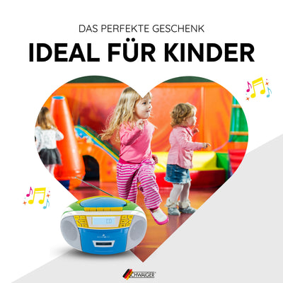 CD-Player mit Kassettenspieler und Radio