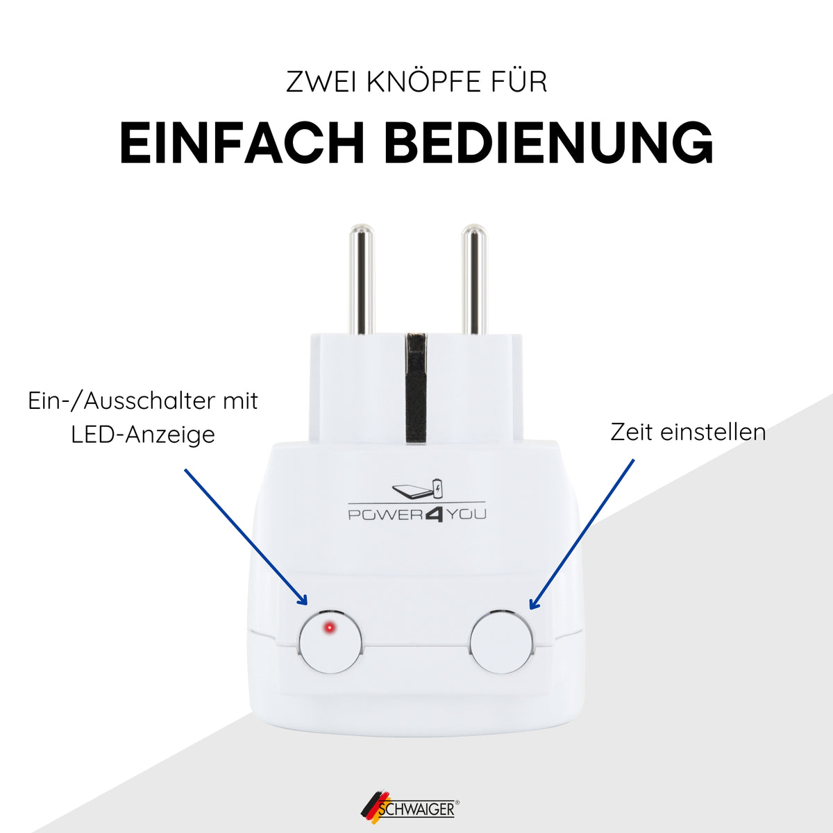 Timer Steckdosenadapter