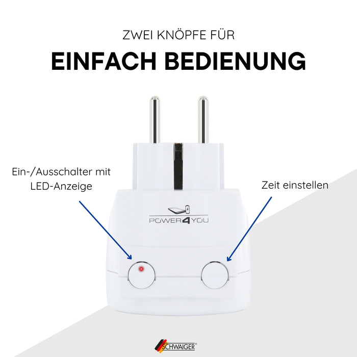 Timer Steckdosenadapter