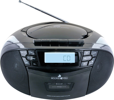 CD-Player mit Kassettenspieler und Radio