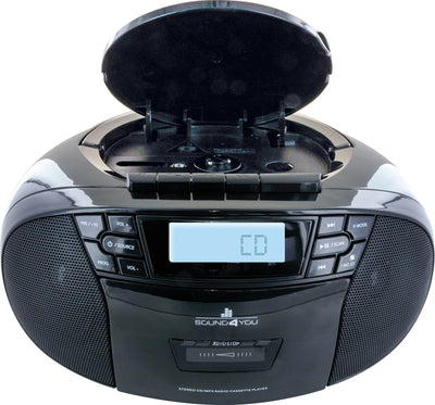 CD-Player mit Kassettenspieler und Radio