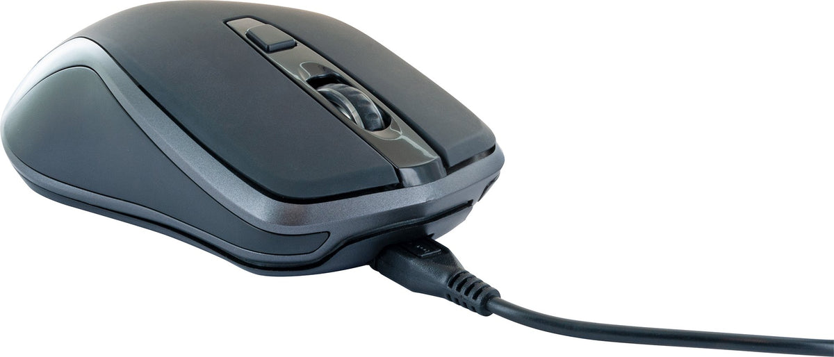 Kabellose PC-Maus mit QI-Mauspad
