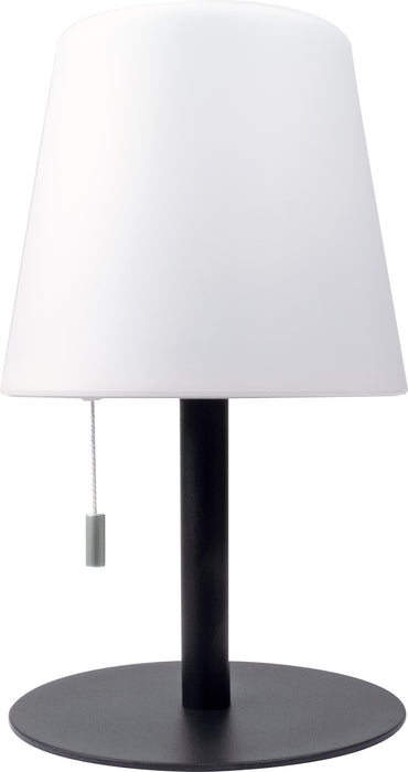 Solar table lamp with pull switch outdoor LED RGB