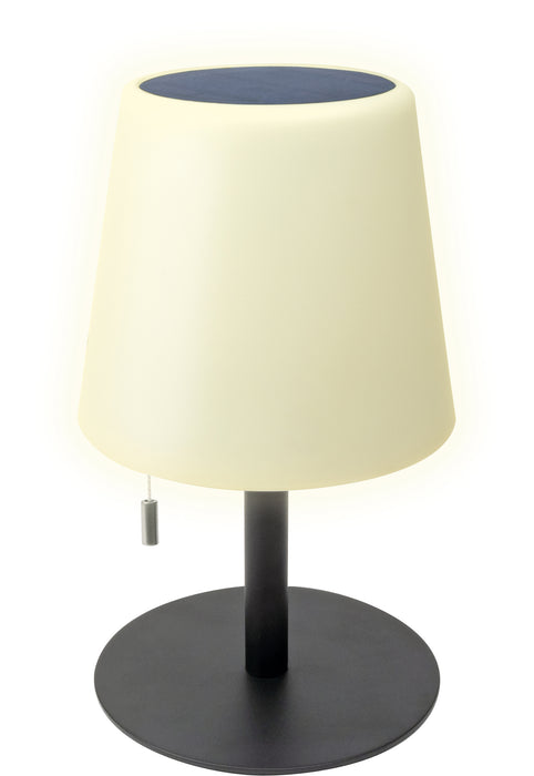 Solar table lamp with pull switch outdoor LED RGB