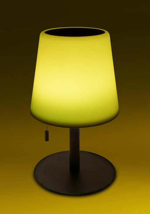 Solar table lamp with pull switch outdoor LED RGB