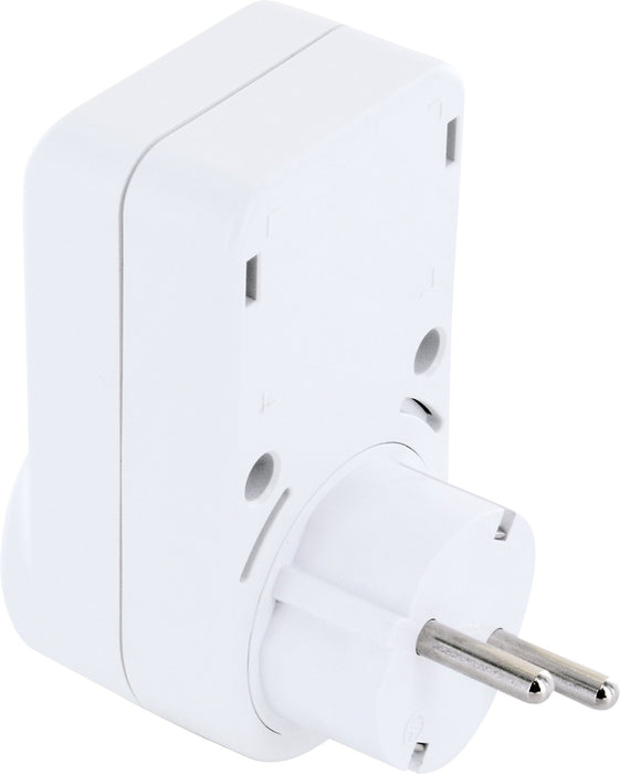 Steckdosenadapter mit 2 USB-A Slots 360° drehbar