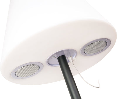 Solar-Stehleuchte mit Lautsprecher 1,5 m RGB
