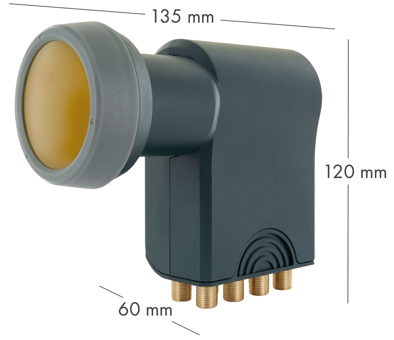 Octo LNB digital SUN PROTECT anthracite