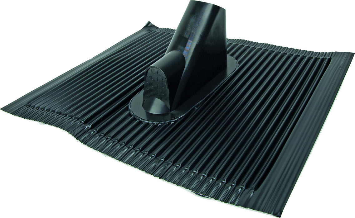 Dachhaube Aluminium ziegelrot/schwarz bis Ø 60 mm