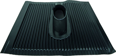 Dachhaube Aluminium ziegelrot/schwarz bis Ø 60 mm