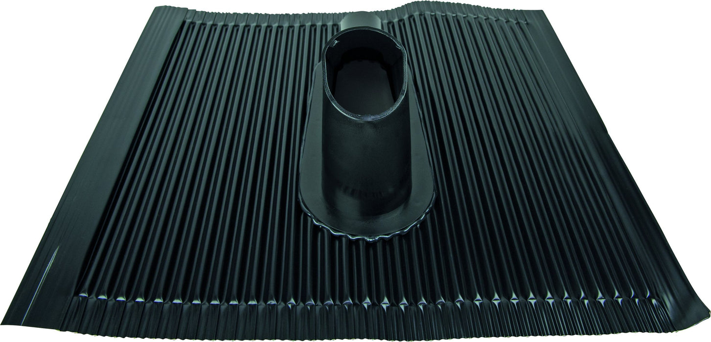 Dachhaube Aluminium ziegelrot/schwarz bis Ø 60 mm