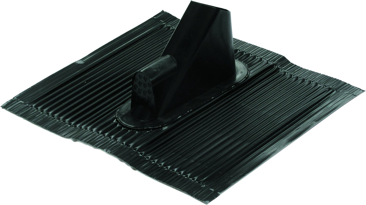 Dachhaube Aluminium ziegelrot/schwarz bis Ø 60 mm