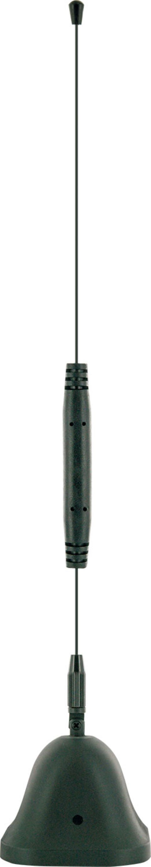 Stabantenne aktiv DVB-T2 VHF UHF mit Magnetfuß/Verstärker