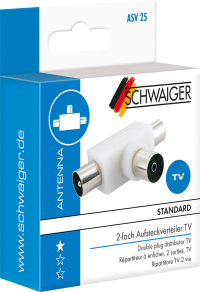 2-way plug-on distributor (TV)