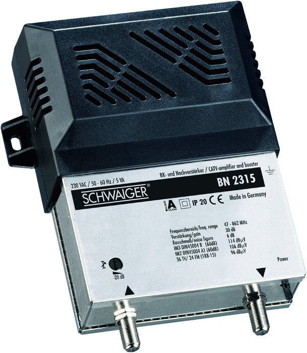 Breitbandkabel-/Nachverstärker 30 dB