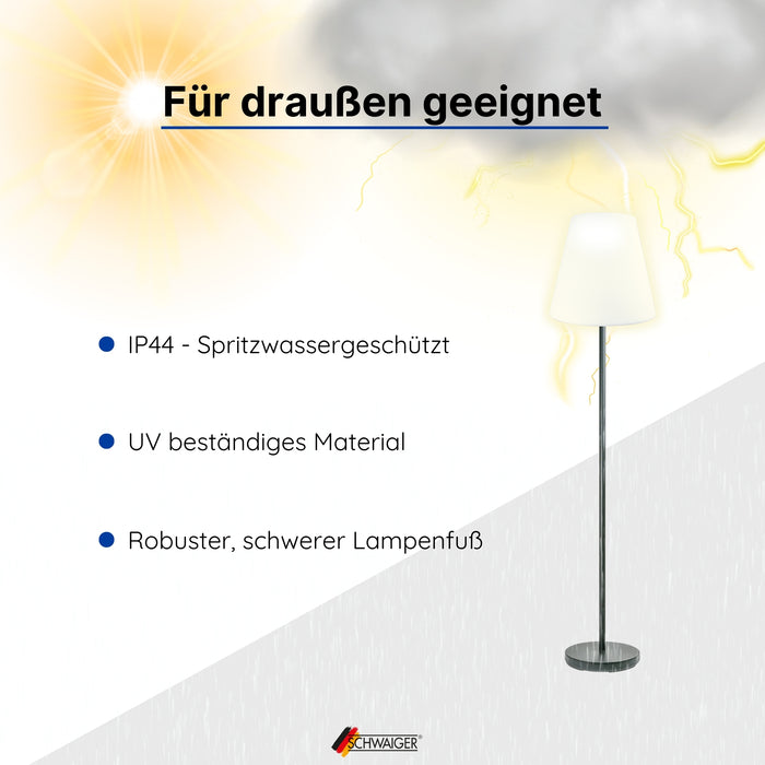 Solar-Stehleuchte 1,5 m RGB