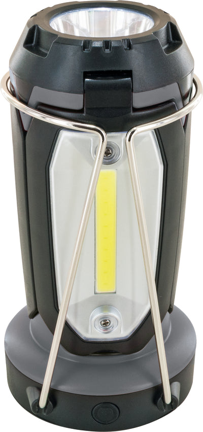 Camping-Leuchte mit integrierter Powerbank