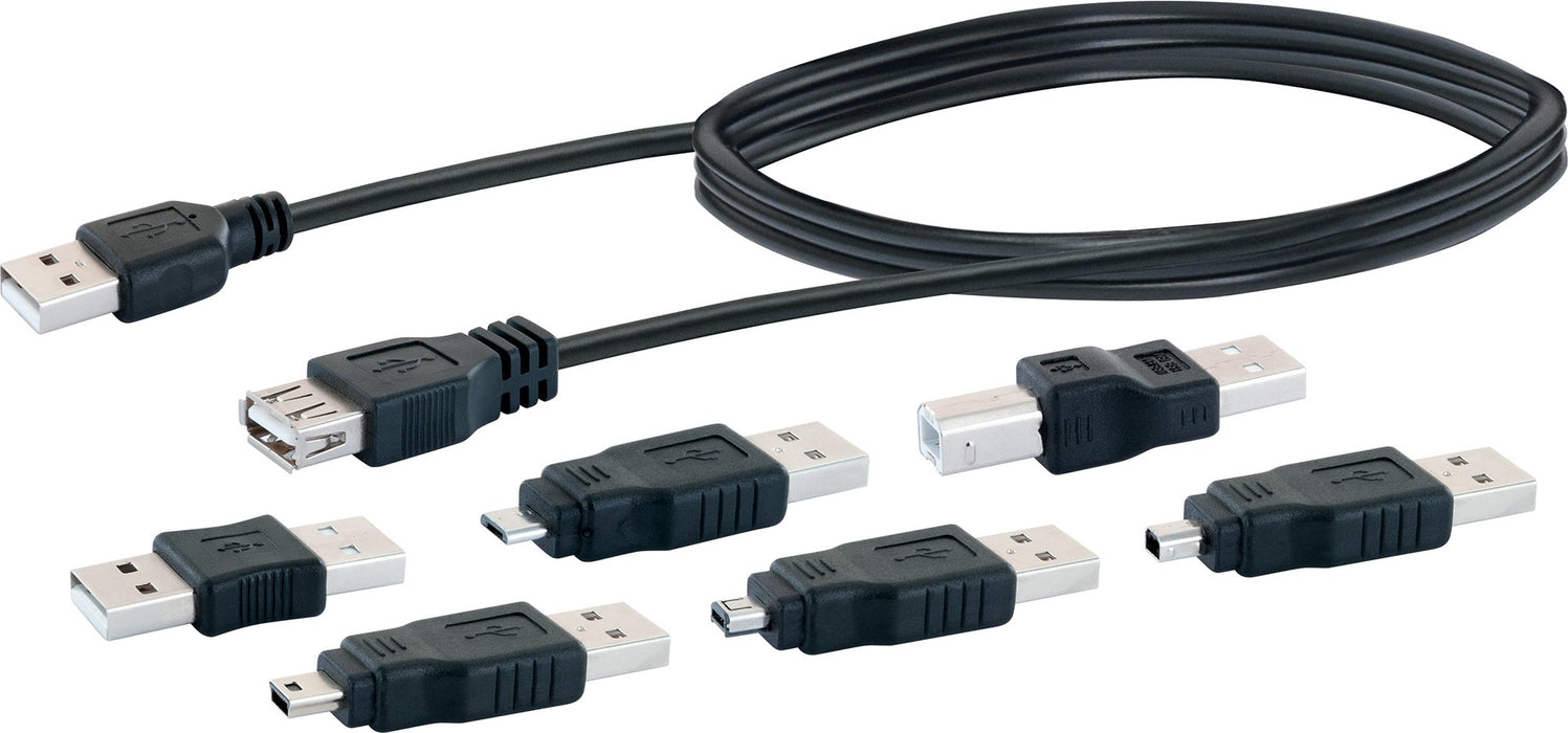 USB 2.0 Anschlussset (7-teilig)