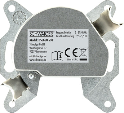 Single or branch line socket (2.5 dB)