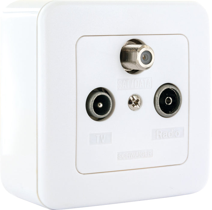 Single or branch line socket (2.5 dB) in a set