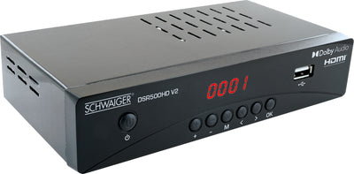 SAT receiver digital FULL HD FTA pre-programmed