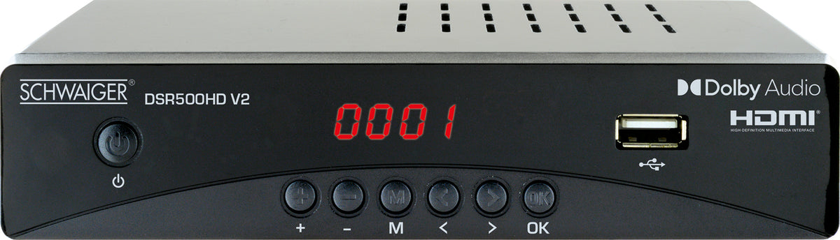 SAT-Receiver digital FULL HD FTA vorprogrammiert