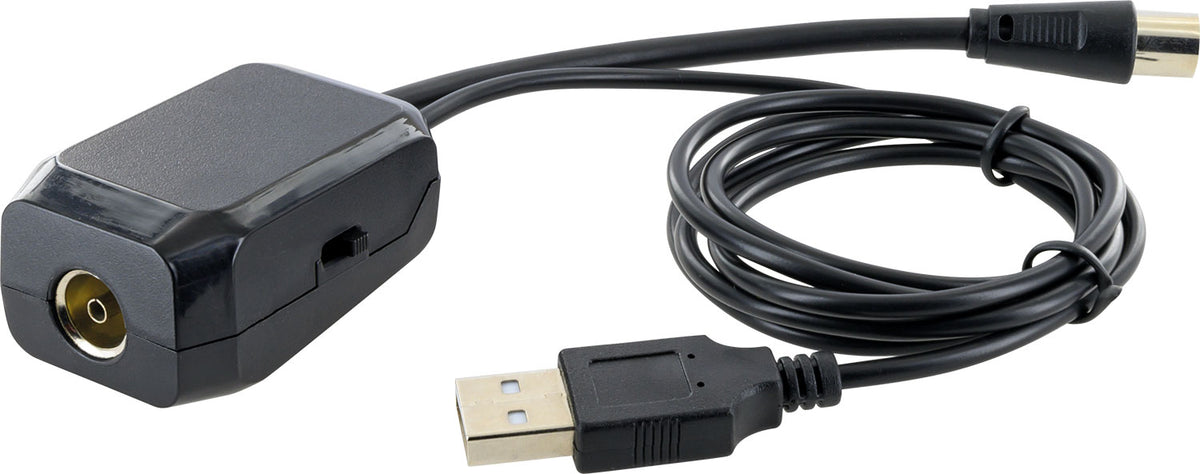 Outdoor antenna DVB-T2 UHF VHF DAB+ active