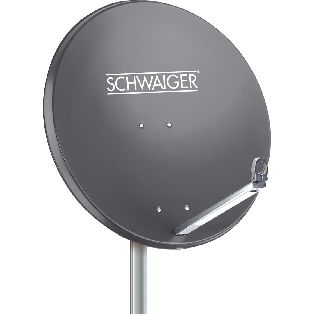 Aluminium Satellitenschüssel 80 cm anthrazit