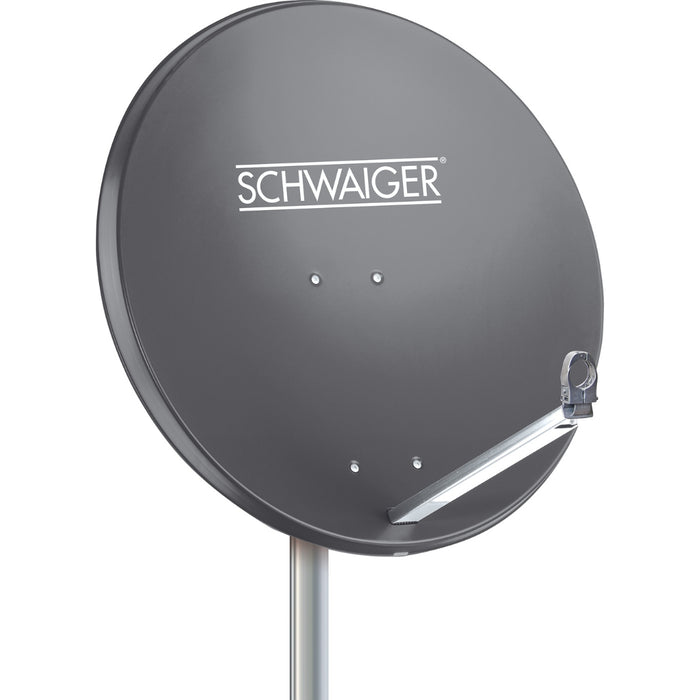 Aluminium Satellitenschüssel 80 cm anthrazit
