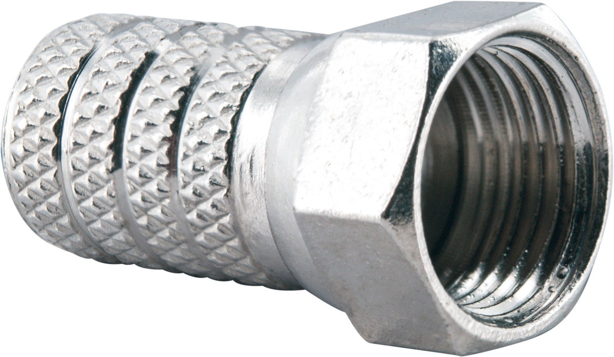 F twist-on connector set of 2 (Ø 4 mm)