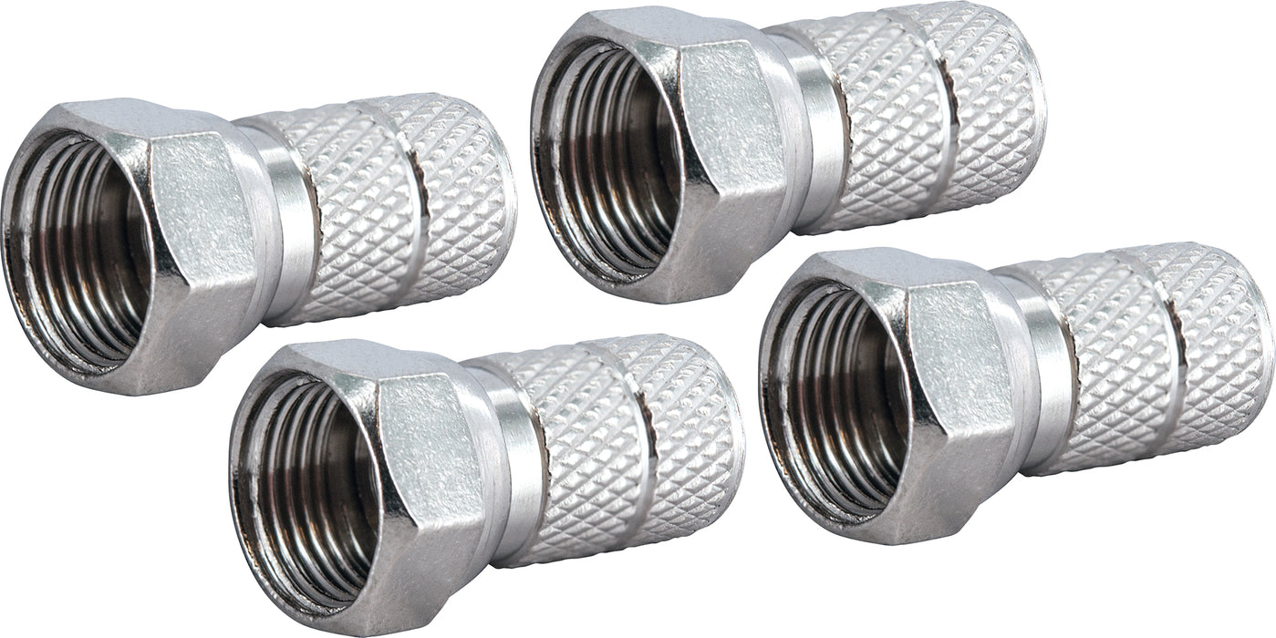 F-Aufdrehstecker 2 - 10 Stk. Ø 6,5 mm
