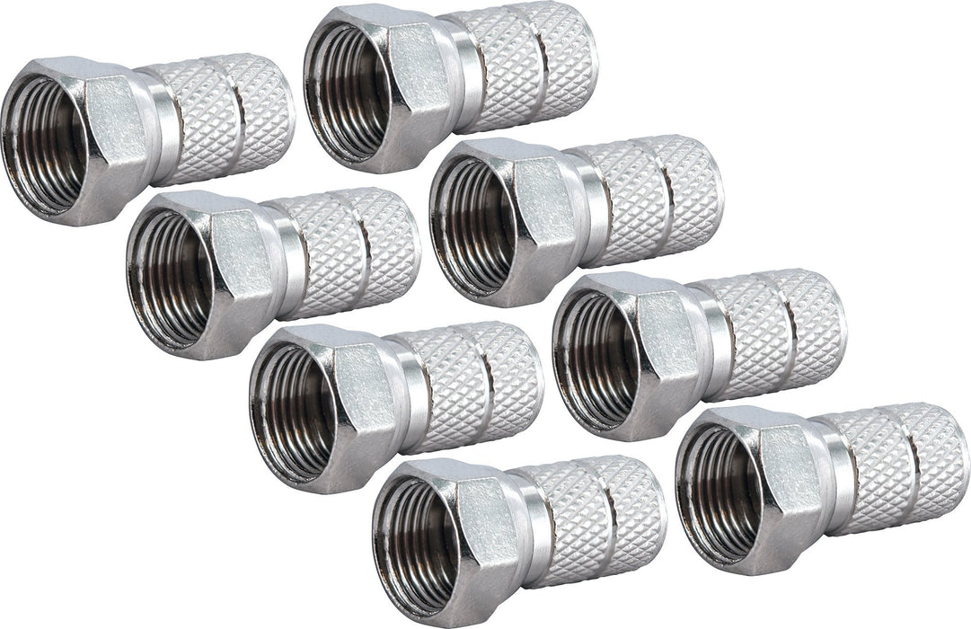 F-Aufdrehstecker 2 - 10 Stk. Ø 6,5 mm