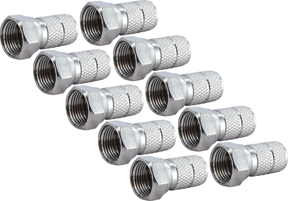 F-Aufdrehstecker 2 - 10 Stk. Ø 6,5 mm