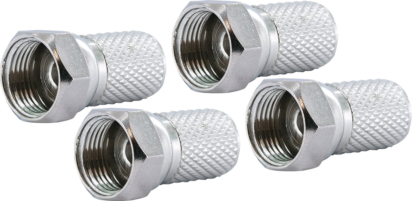 F-Aufdrehstecker 2 - 50 Stk. Ø 7 mm