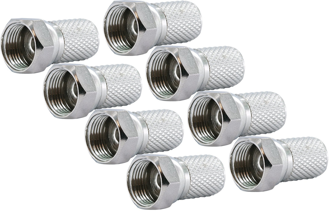 F-Aufdrehstecker 2 - 50 Stk. Ø 7 mm